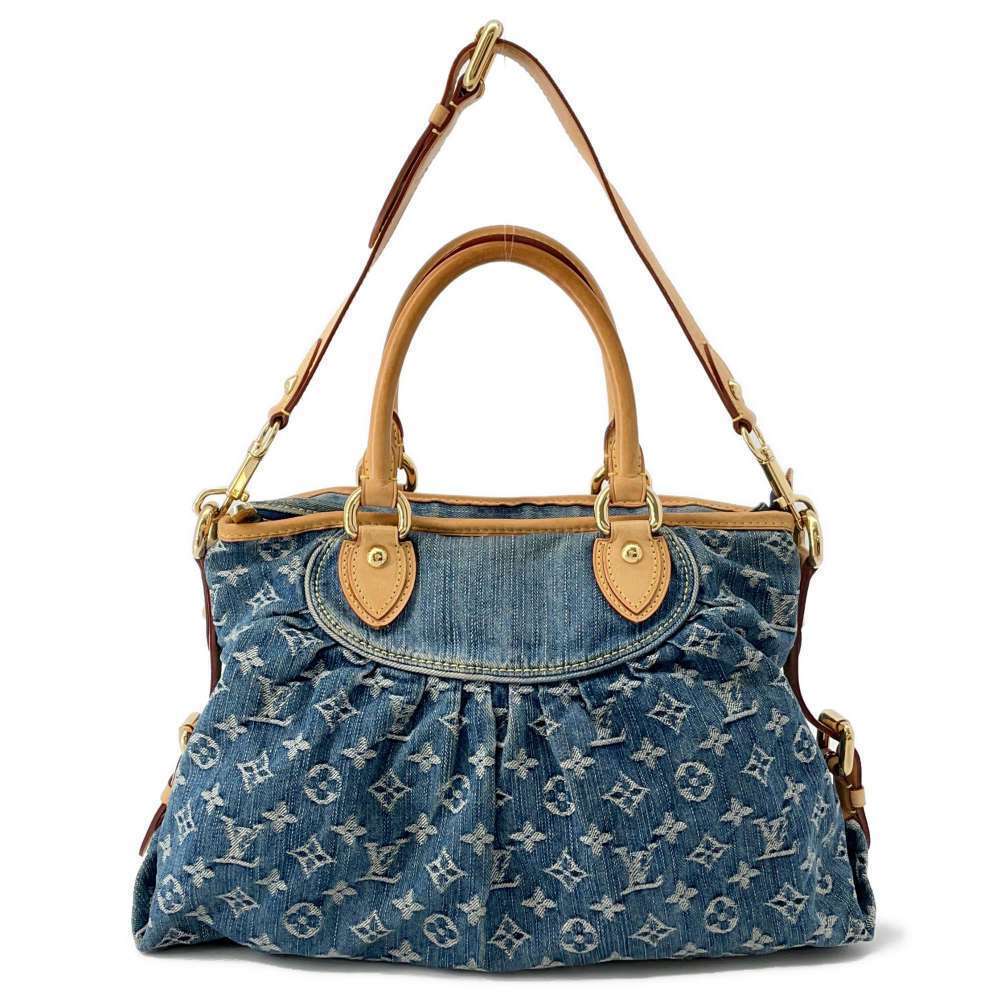 Louis Vuitton Monogram Denim Neo Cabby Handbag Shoulder Bag